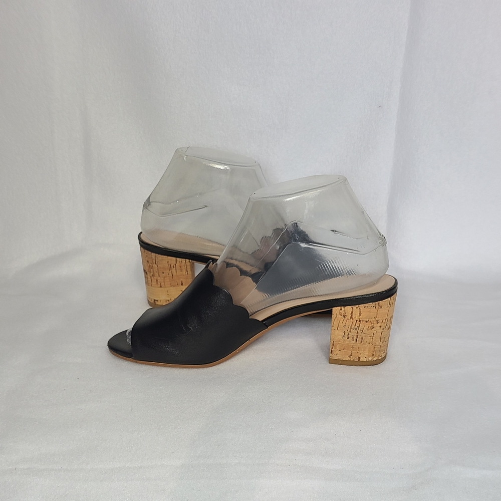 Kate Spade Warren Scalloped Leather Sandals Mules Size 7.5 - Picture 8 of 16